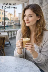 כוס זכוכית פרימיום 310 מ'ל