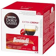 16 קפסולות קפה דולצ'ה גוסטו בונדי/DOLCE GUSTO BOUNDI