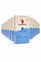   100 קפסולות קפה תואמות נספרסו - האוסברנדט סאבליים GOURMET/ Hausbrandt Sublime  