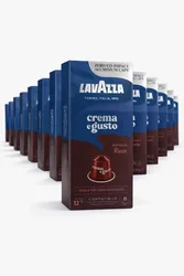 100 קפסולות לוואצה קרמה גוסטו ריקו למכונת NESPRESSO