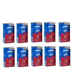 100 קפסולות לוואצה קרמה גוסטו ריקו למכונת NESPRESSO