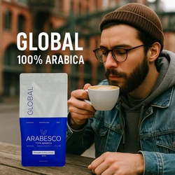 1 קילו פולי קפה גלובל ערבסקו/GLOBAL ARABESCO