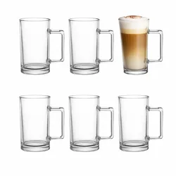 6 כוסות זכוכית אינפיניטי 330 מ"ל