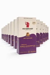  
100 קפסולות קפה תואמות נספרסו - האוסברנדט אינטנסו - Hausbrandt Intenso
 