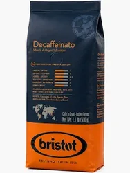 500 גרם פולי קפה בריסטוט נטול קפאין/BRISTOT DECAFFEINTO