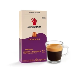  
100 קפסולות קפה תואמות נספרסו - האוסברנדט אינטנסו - Hausbrandt Intenso
 
