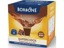 16 קפסולות בורבון שוקו דולצ'ה גוסטו/BORBONE SUPERCIOK
