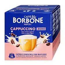 16 קפסולות קפוצ'ינו זירו בורבון/CAPPUCCINO ZERO